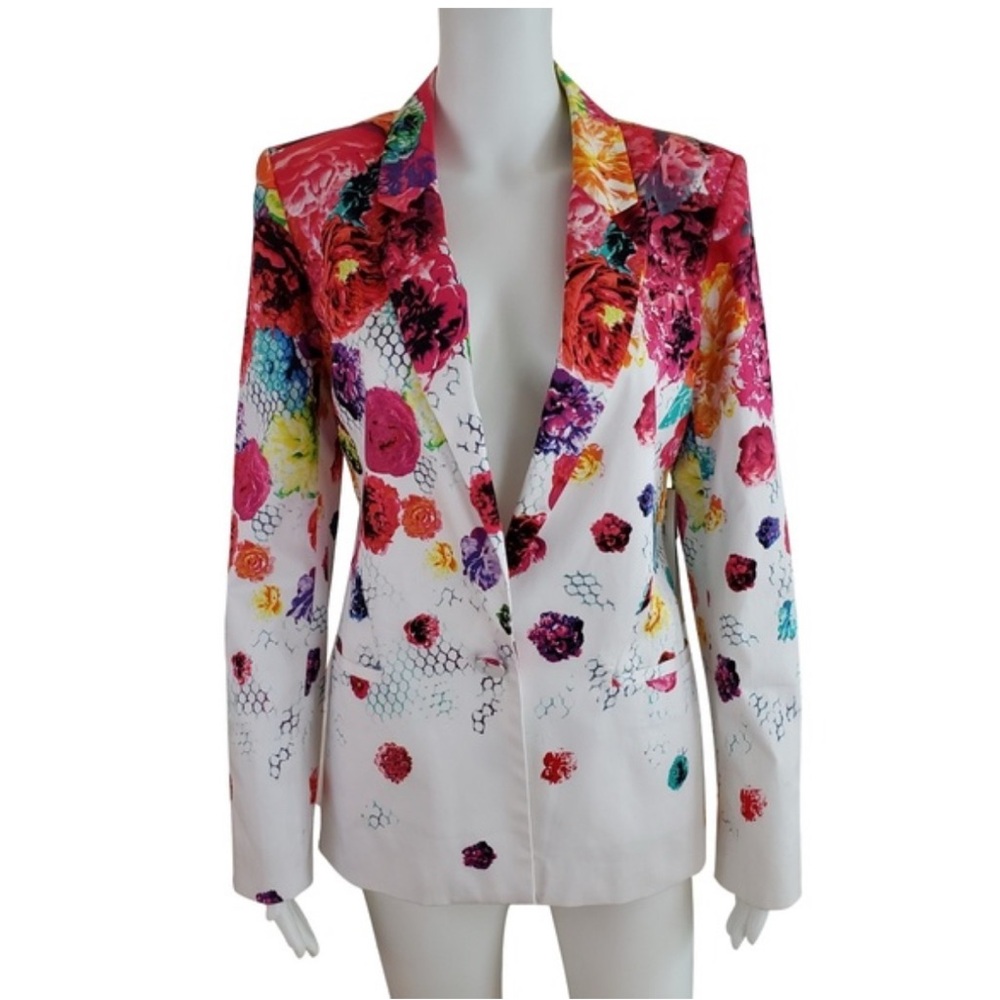 Praga Gurung for Target Colorful Floral Women's Blazer. Size XS.